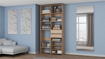 Напольный Стеллаж для одежды Мирта 86 BMS