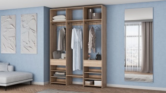 Напольный Стеллаж для одежды Мирта 91 BMS