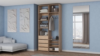 Напольный Стеллаж для одежды Мирта 87 BMS