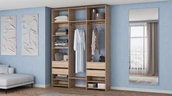 Напольный Стеллаж для одежды Мирта 90 BMS