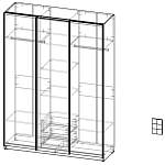 Схема сборки Шкаф-купе Рико Нео 4 BMS