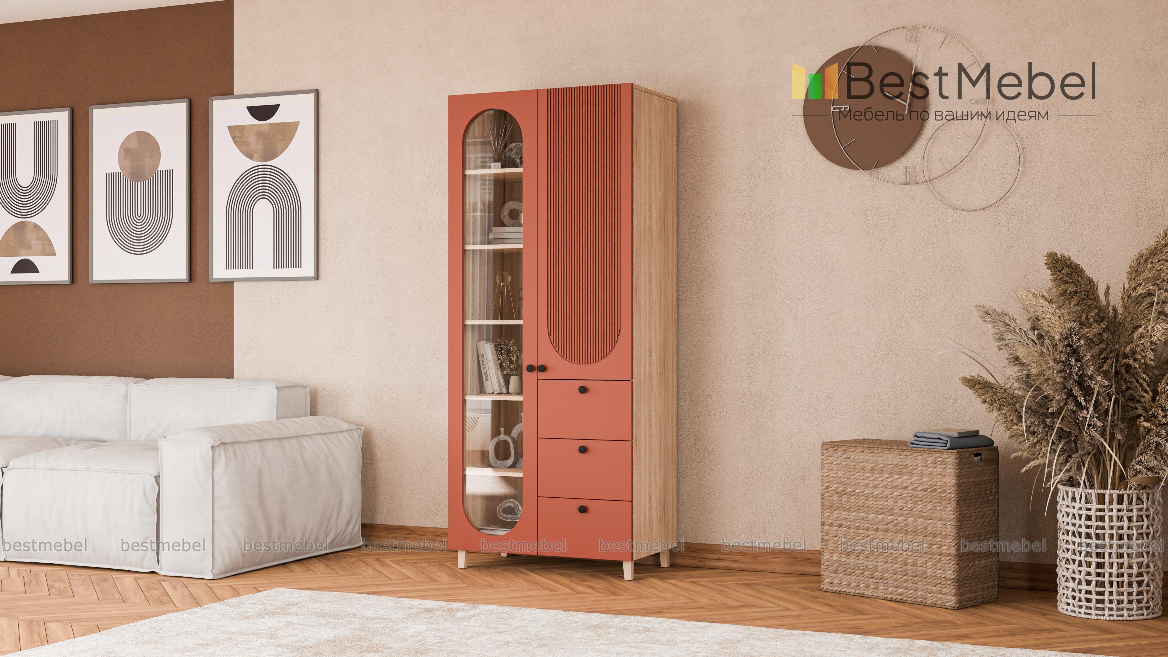 Шкаф распашной Рене 7 BMS - Фото