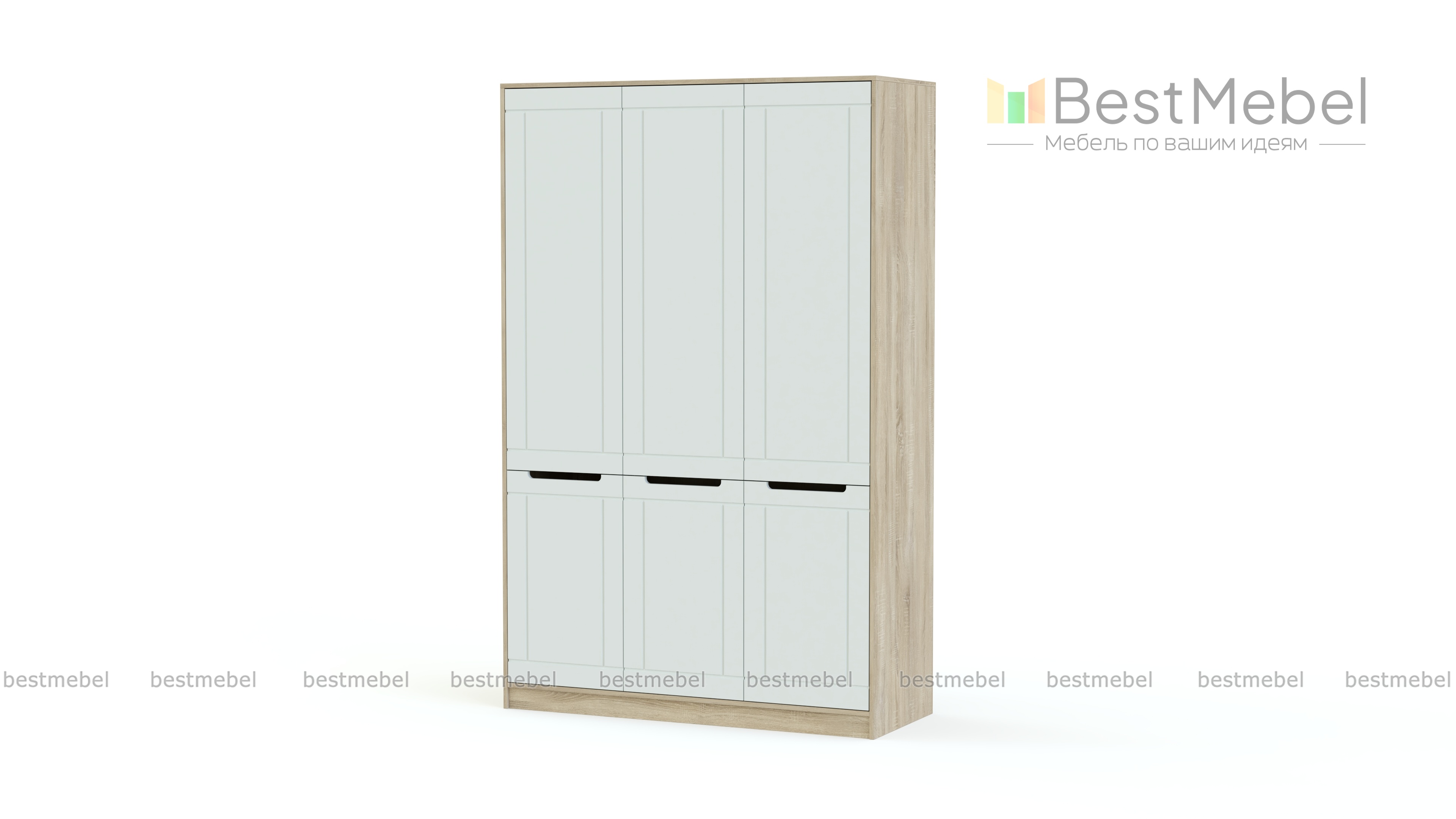 Шкаф 3-х створчатый Флоренция BMS