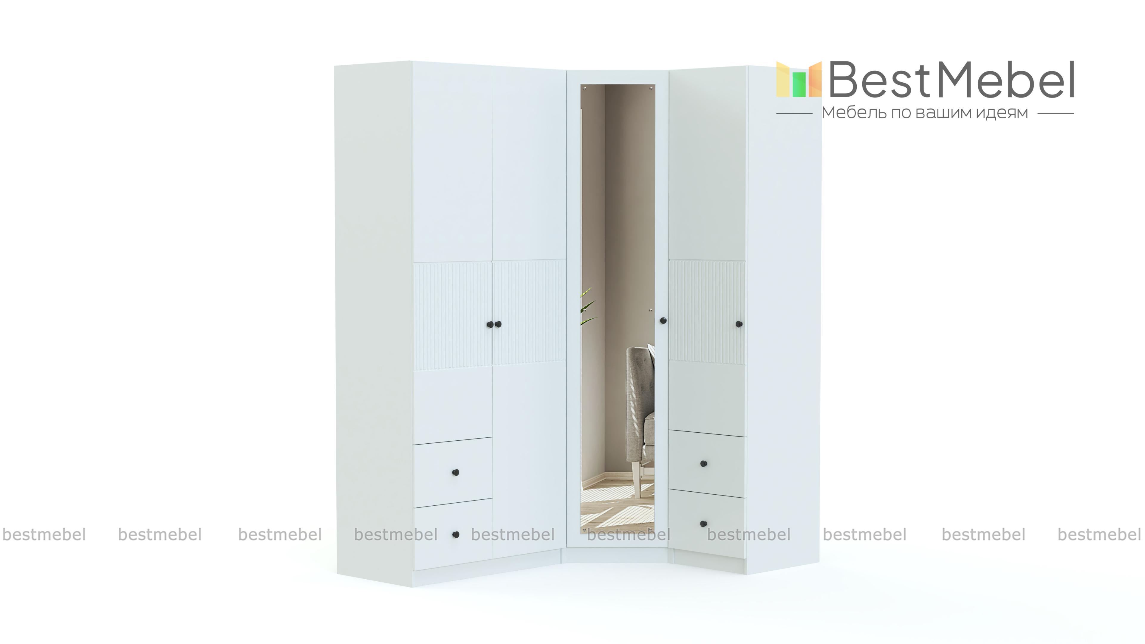 Шкаф угловой Ланс 44 BMS - Фото