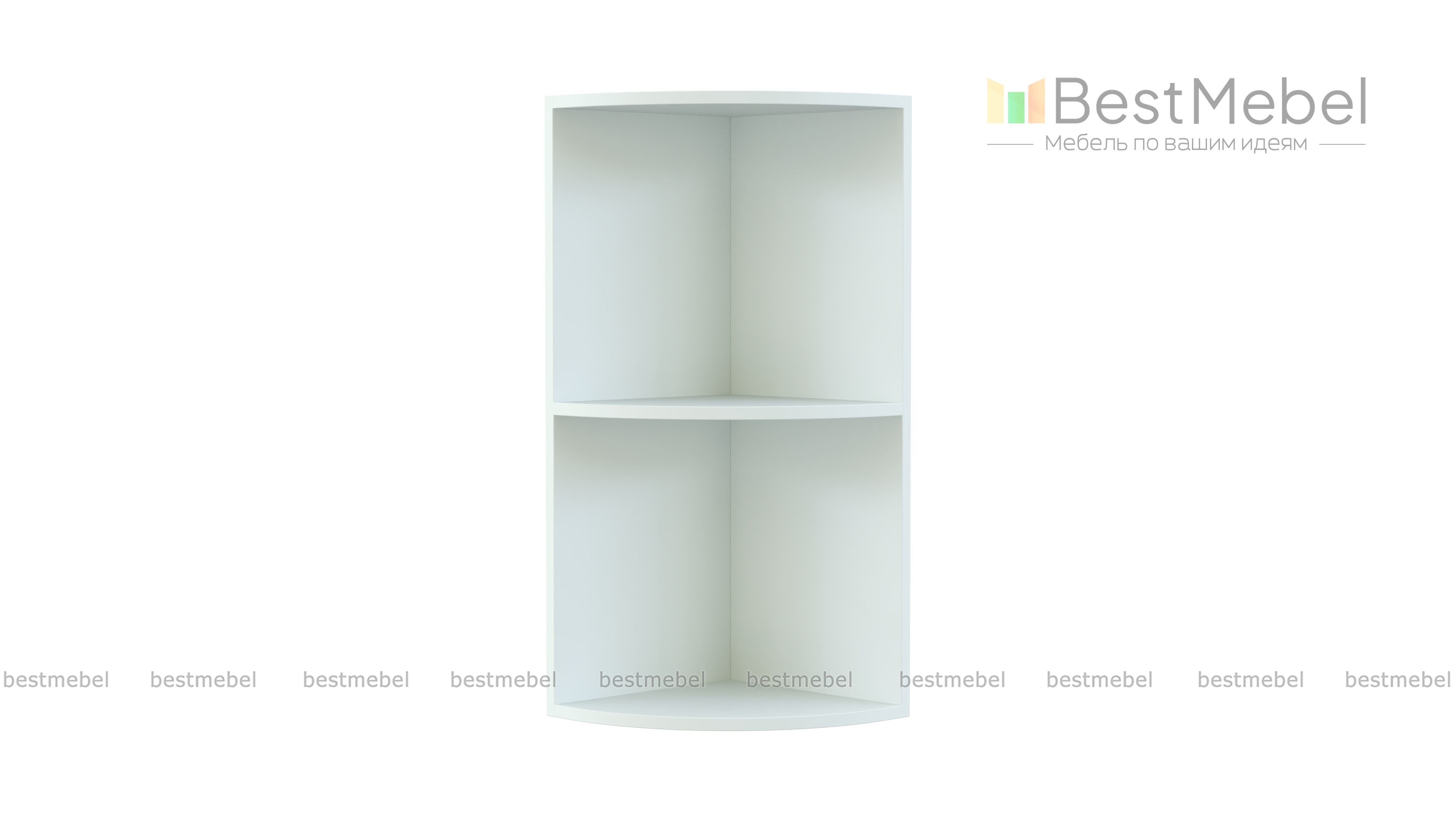 Шкаф  Олимпия  навесной открытый торцевой BMS