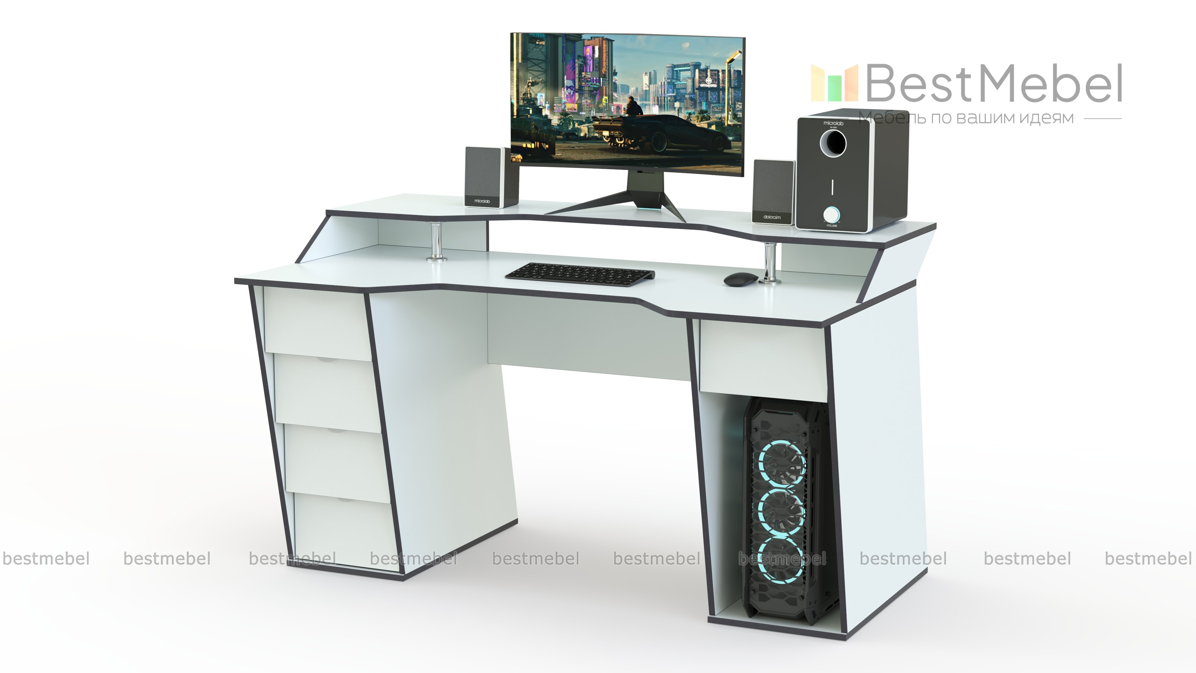 Геймерский стол Крафт 6 BMS