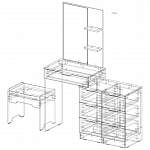 Схема сборки Стол туалетный Торри 5 BMS