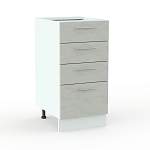 Шкаф нижний с 4-мя ящиками Оля BMS - Фото 3