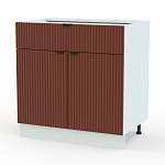 Шкаф нижний с 2-мя дверцами и ящиком Альберт BMS - Фото 5