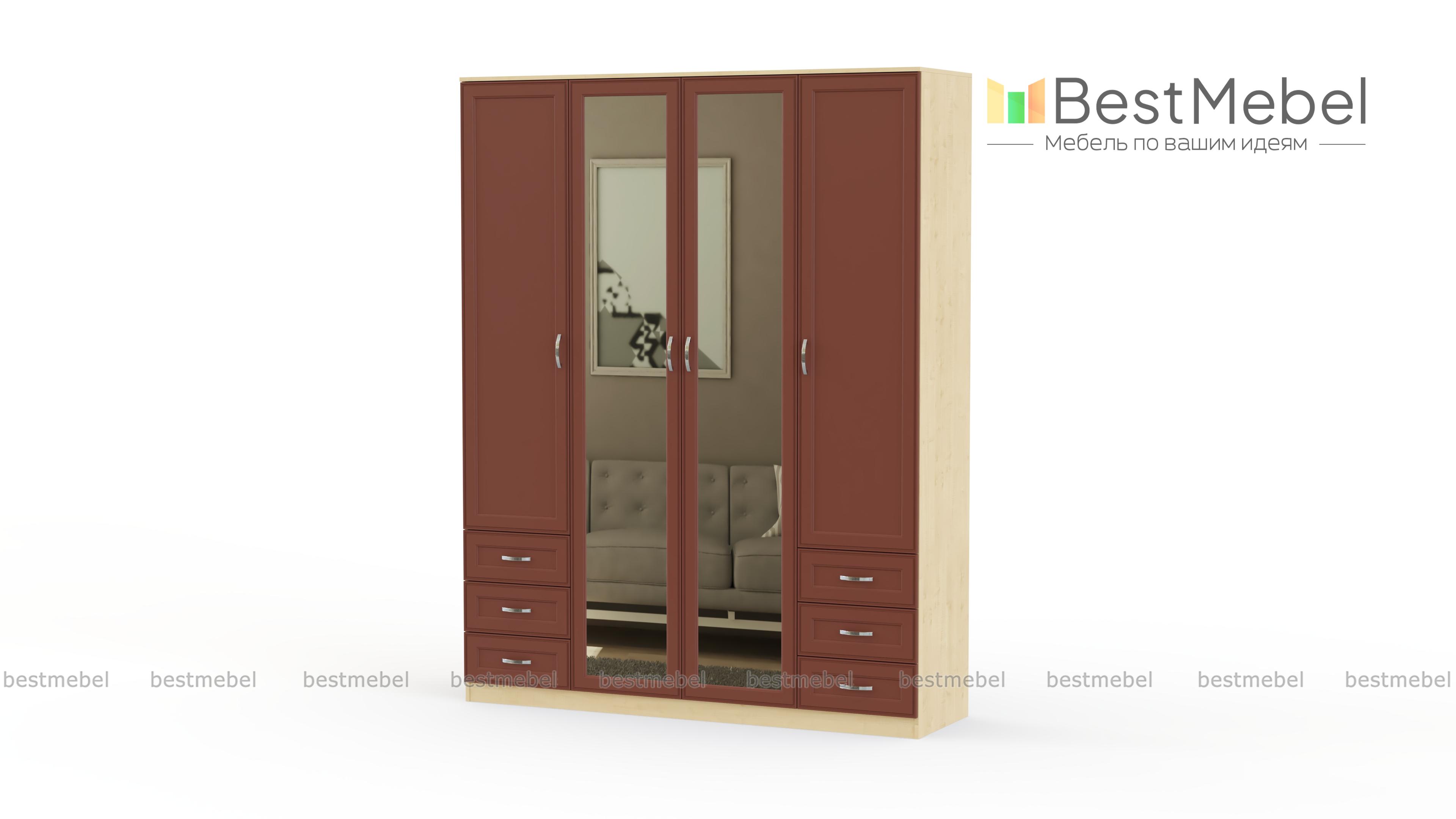 Распашной шкаф Габриэлла BMS - Фото