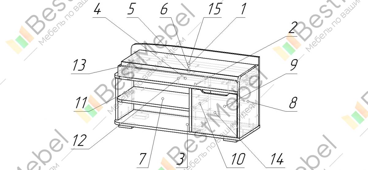 Как собрать обувницу дели 4 схема сборки