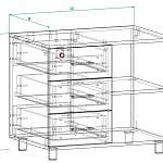Схема сборки Тумба приставная Феникс 3 BMS