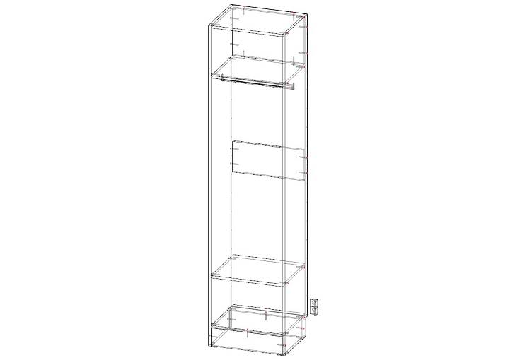 Гардеробная Фрост 2 (500х2100х400)