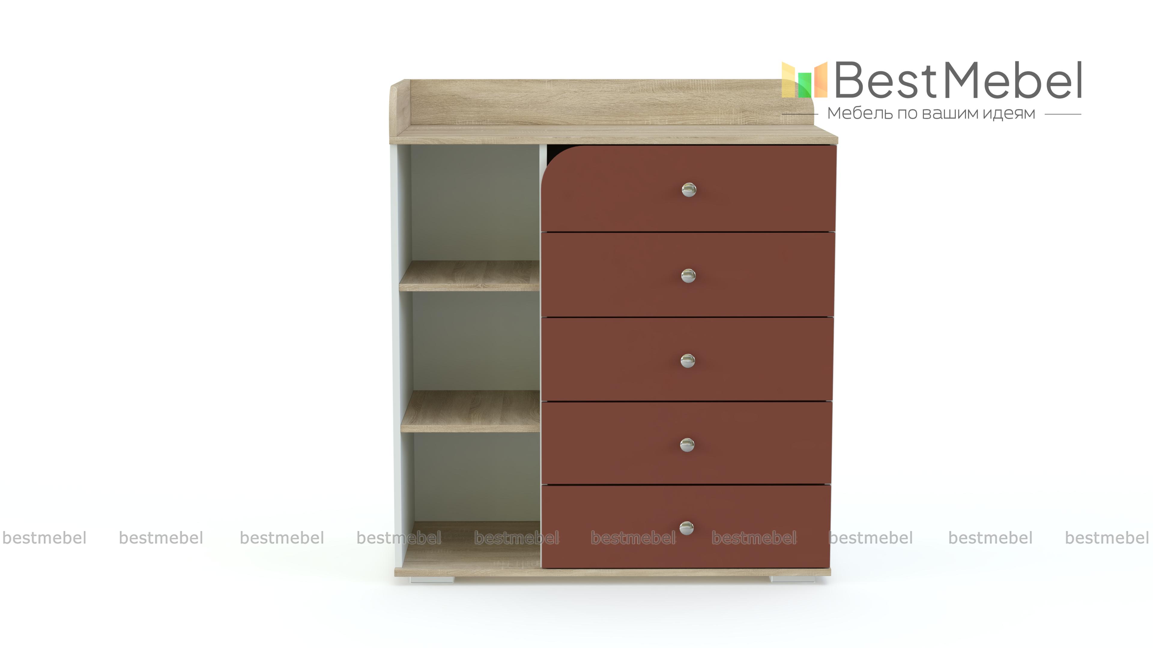 Пеленальный комод Арка 2 BMS - Фото