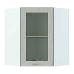 Шкаф верхний высокий Гарда угловой стекло 550 BMS - Фото 1