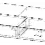 Чертеж Тумба под TV Пассаж BMS