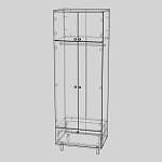 Схема сборки Шкаф распашной Хобарт 5 BMS