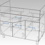 Схема сборки Тумба в ванную комнату Клео 9 BMS