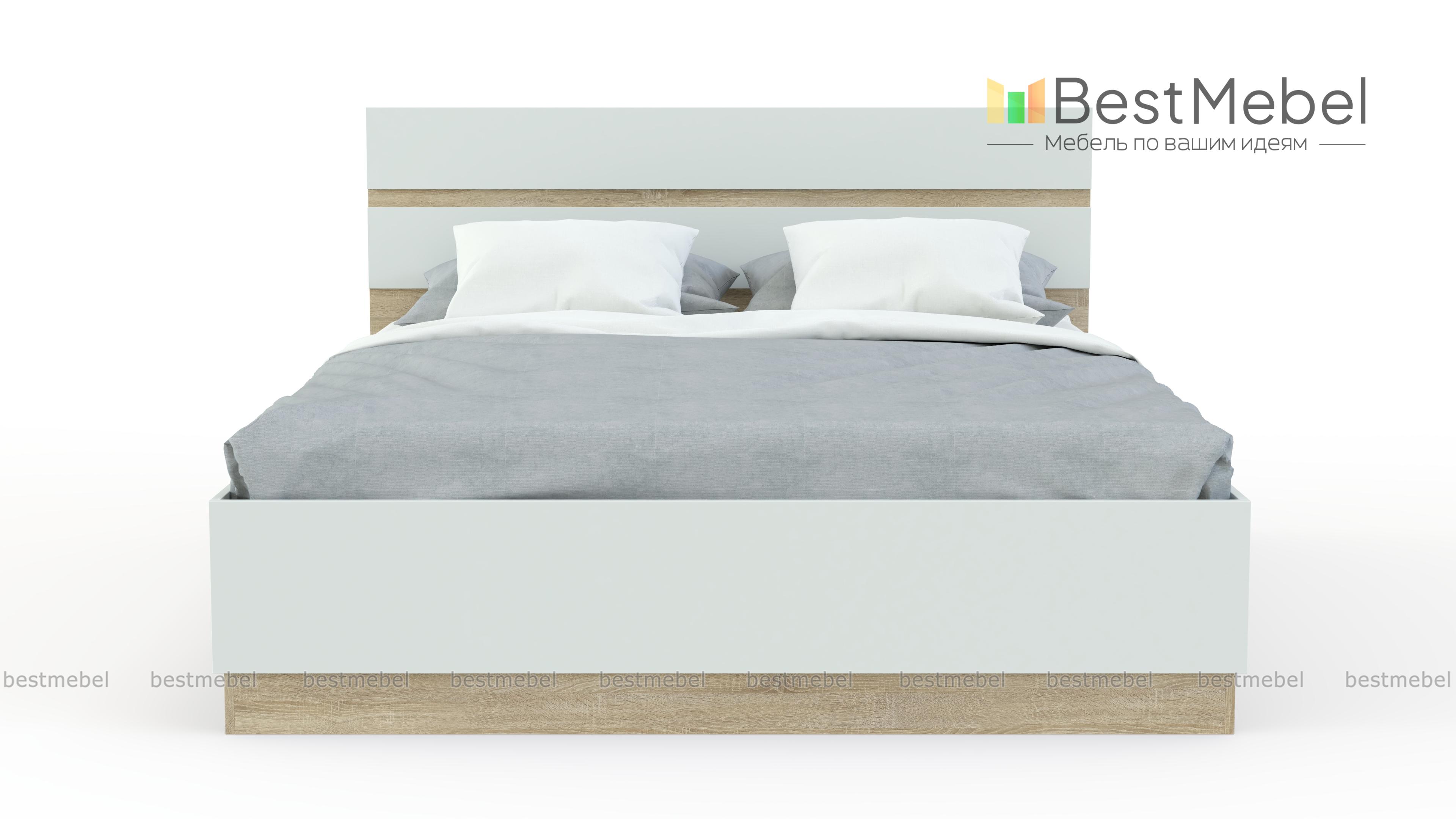 Кровать двуспальная Вегас BMS - Фото