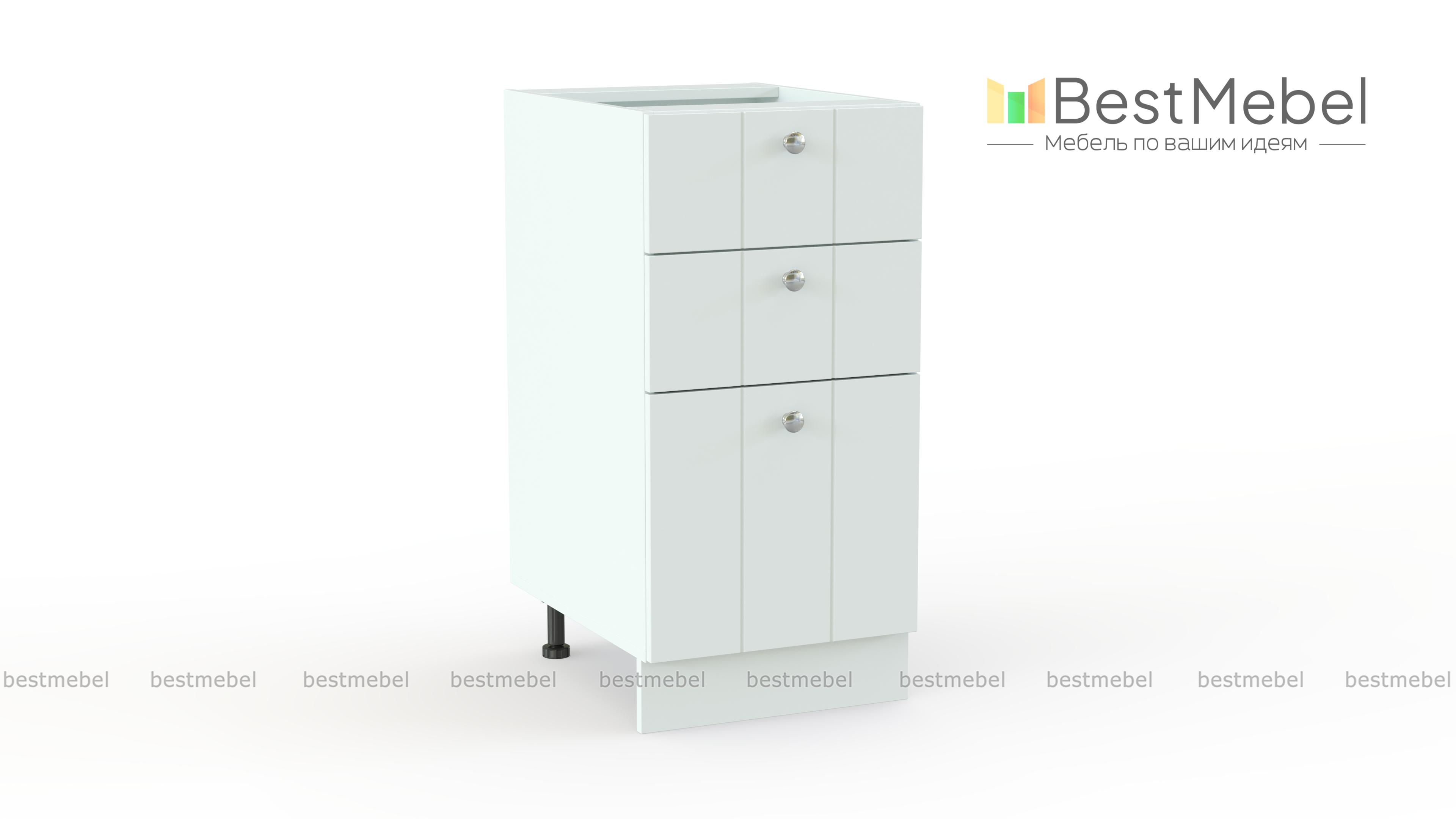 Шкаф нижний с 3-мя ящиками Прованс BMS - Фото