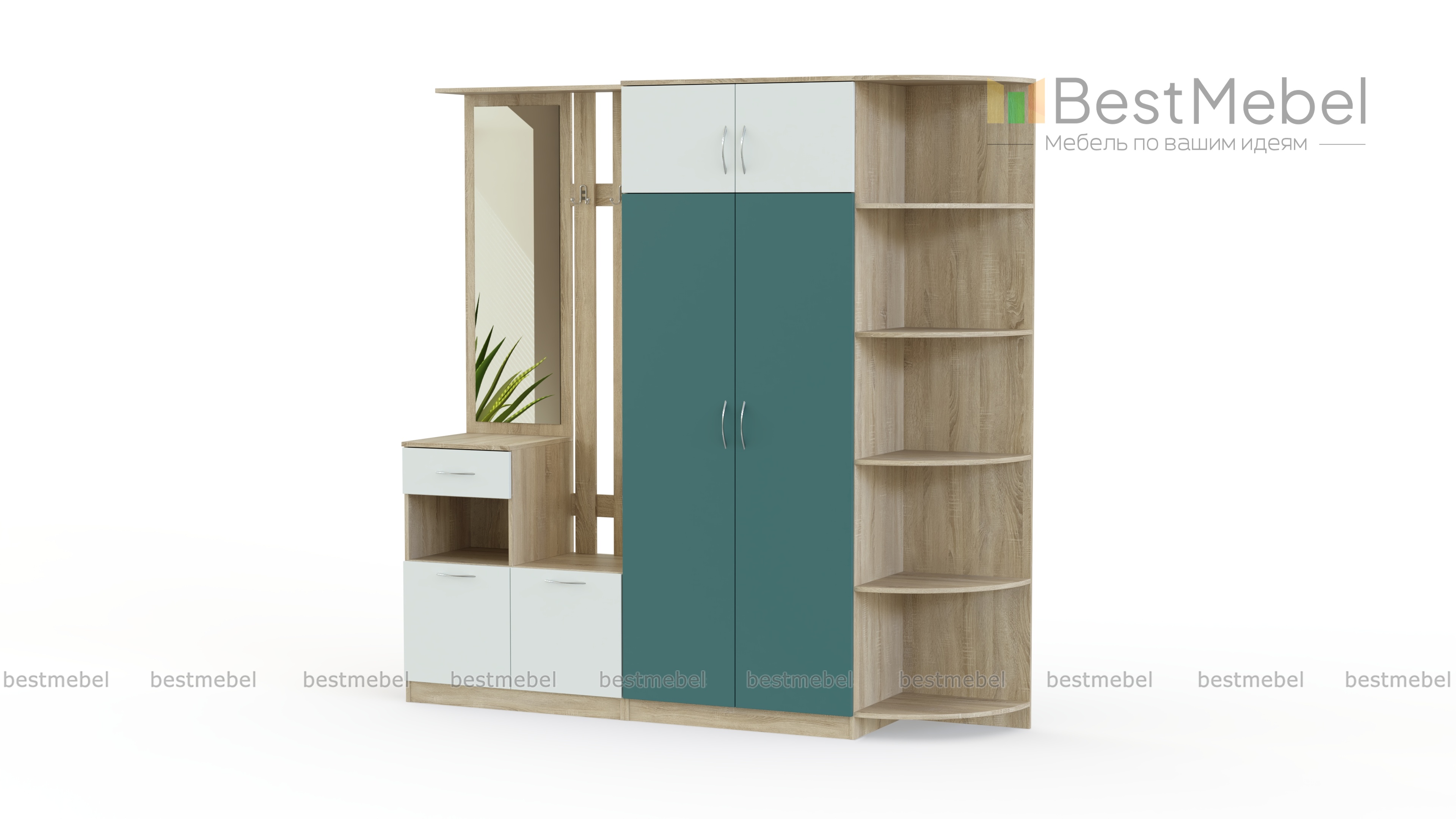 Прихожая Идеал 18 BMS