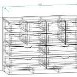 Комод Нордли Nordli 14