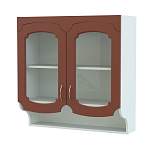 Эмилия шкаф-витрина фигурный с полками BMS - Фото 1