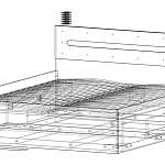 Схема сборки Кровать Леонардо BMS