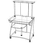 Схема сборки Стол письменный Давид 1 BMS