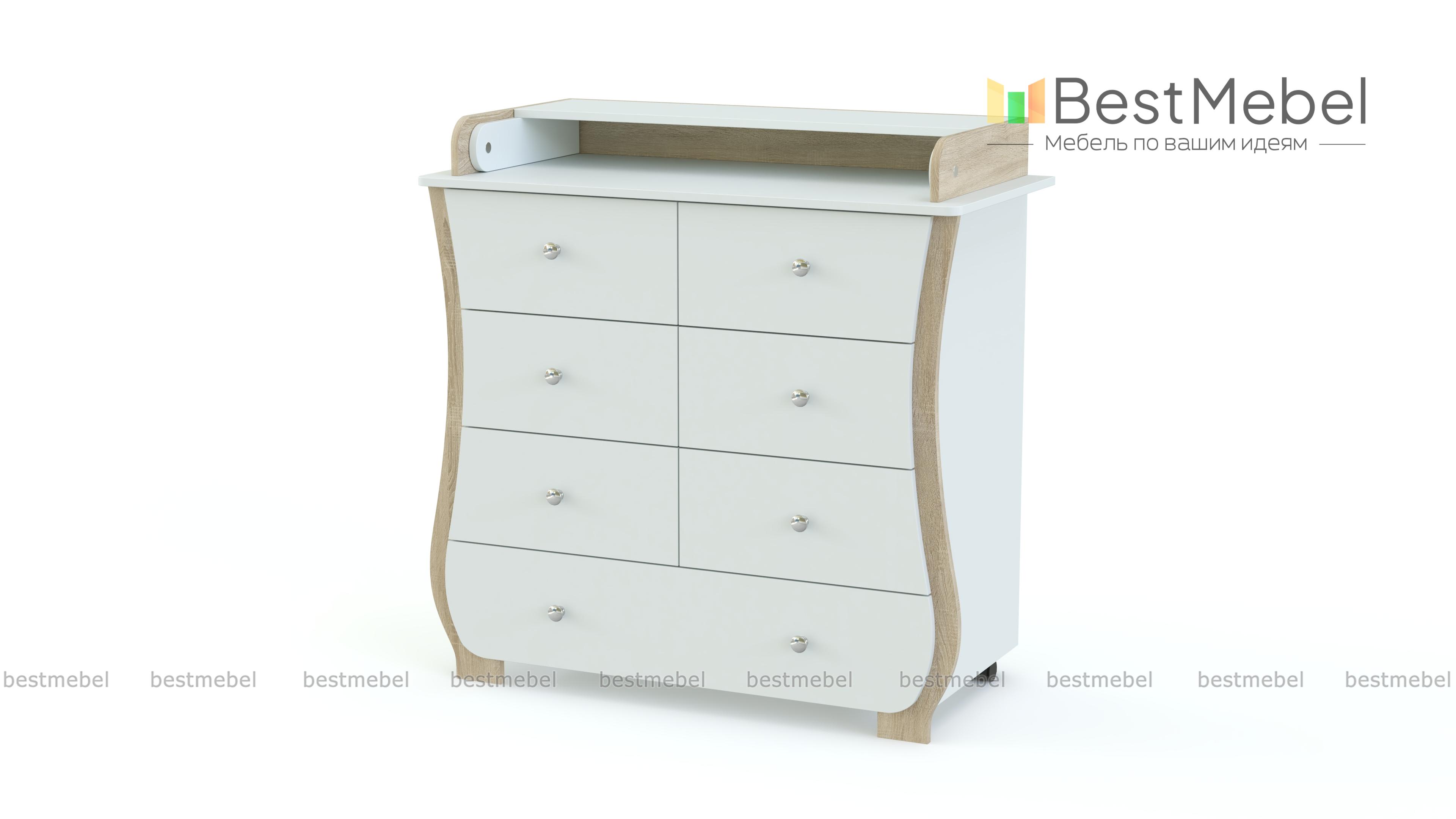 Пеленальный комод Альт 1 BMS - Фото