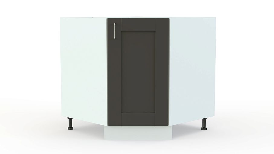 Шкаф нижний угловой (трапеция) Лофт BMS - Фото