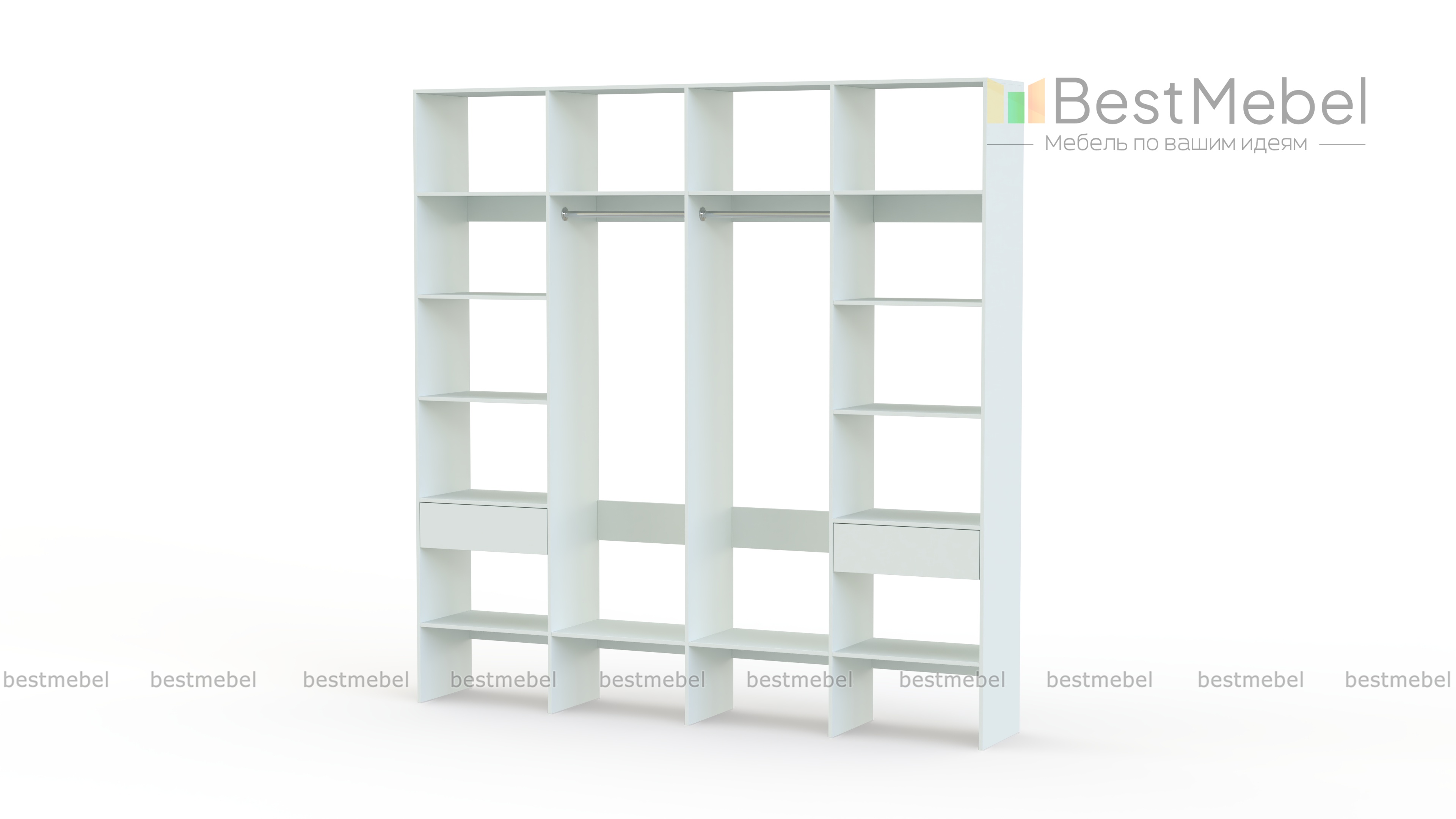 Стеллаж для одежды Мирта 59 BMS
