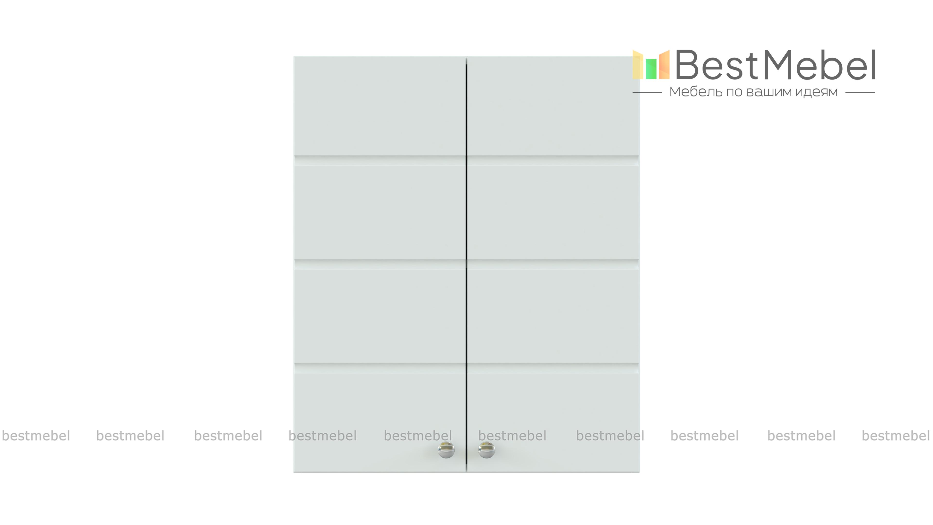 Шкаф навесной Квадро 2 двери BMS - Фото