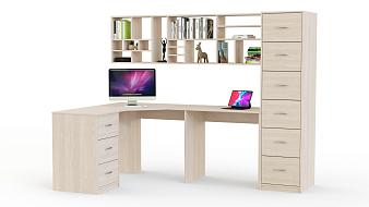 ЭСКИЗ Угловой письменный стол для двоих Калифорния 15 BMS  (2200х2100х600)