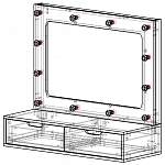 Схема сборки Туалетный столик Берта 11 BMS