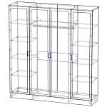 Схема сборки Шкаф распашной Волжанка BMS