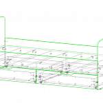 Чертеж Кровать Эльф 9 BMS