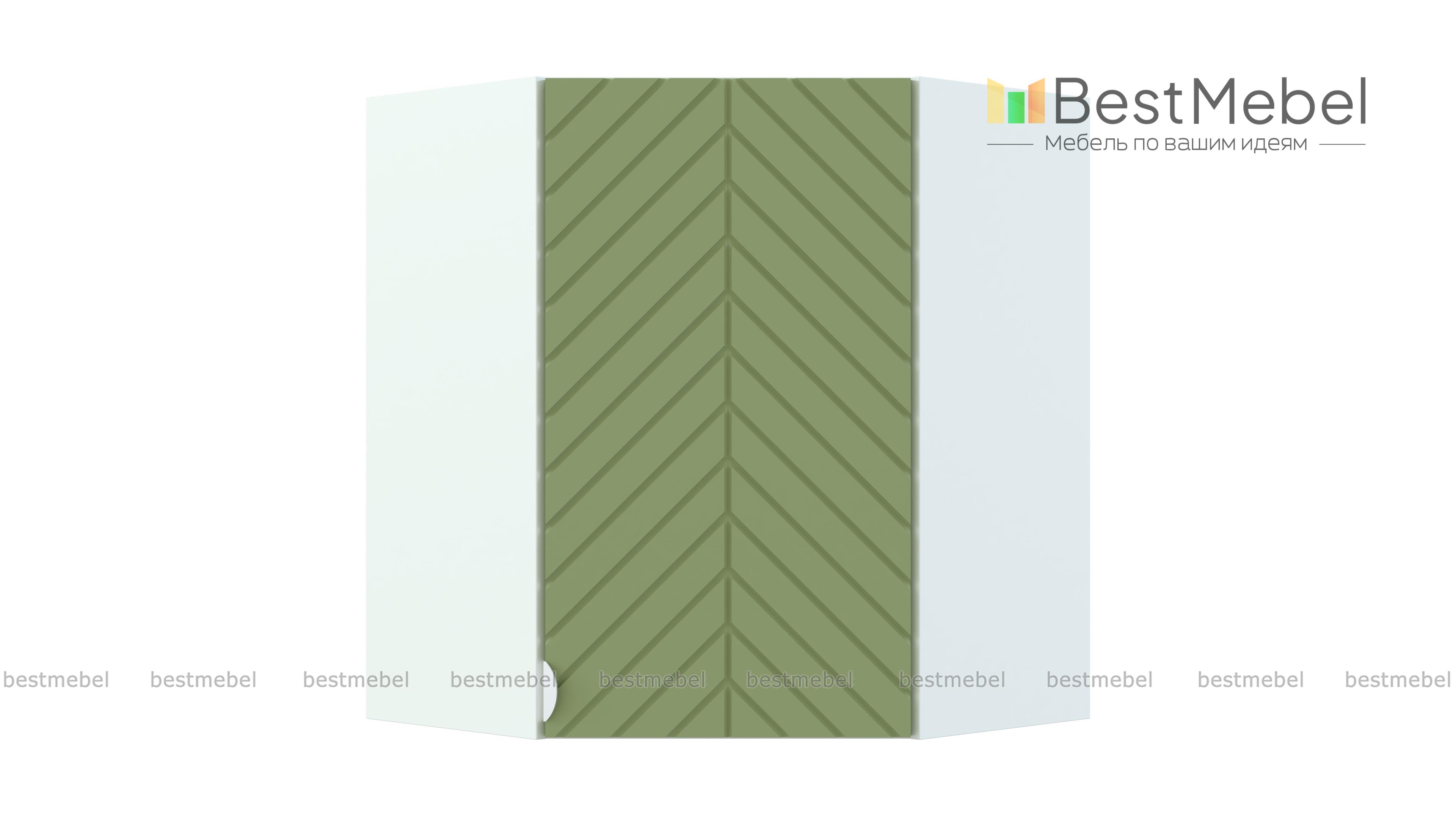 Шкаф верхний угловой Анаис BMS - Фото