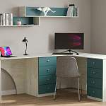 Угловой письменный стол для двоих Фреско 47 BMS - Фото 1