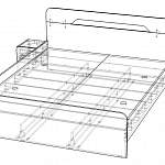 Схема сборки Кровать Жизель 1 BMS