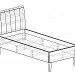 Чертеж Кровать Петуния 11 BMS