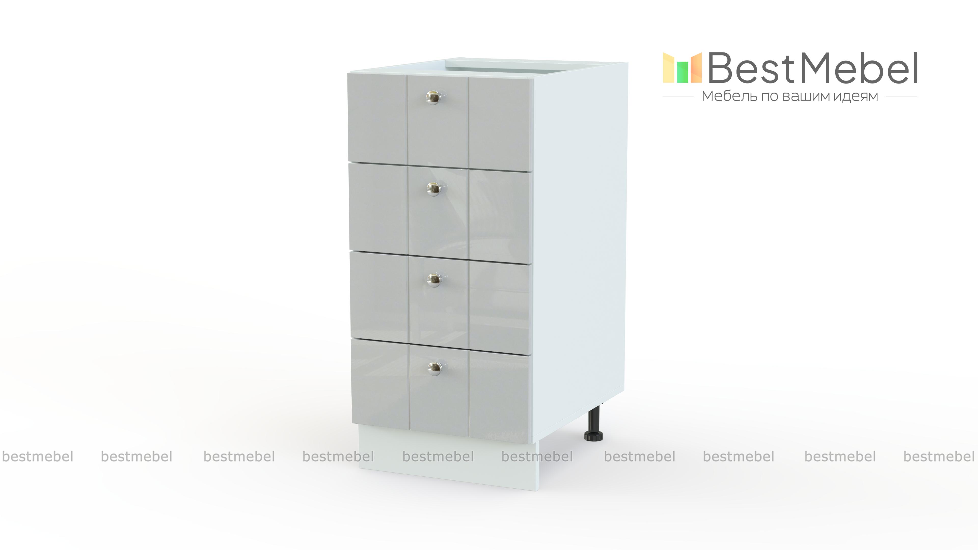 Шкаф нижний с 4-мя ящиками Прованс BMS - Фото