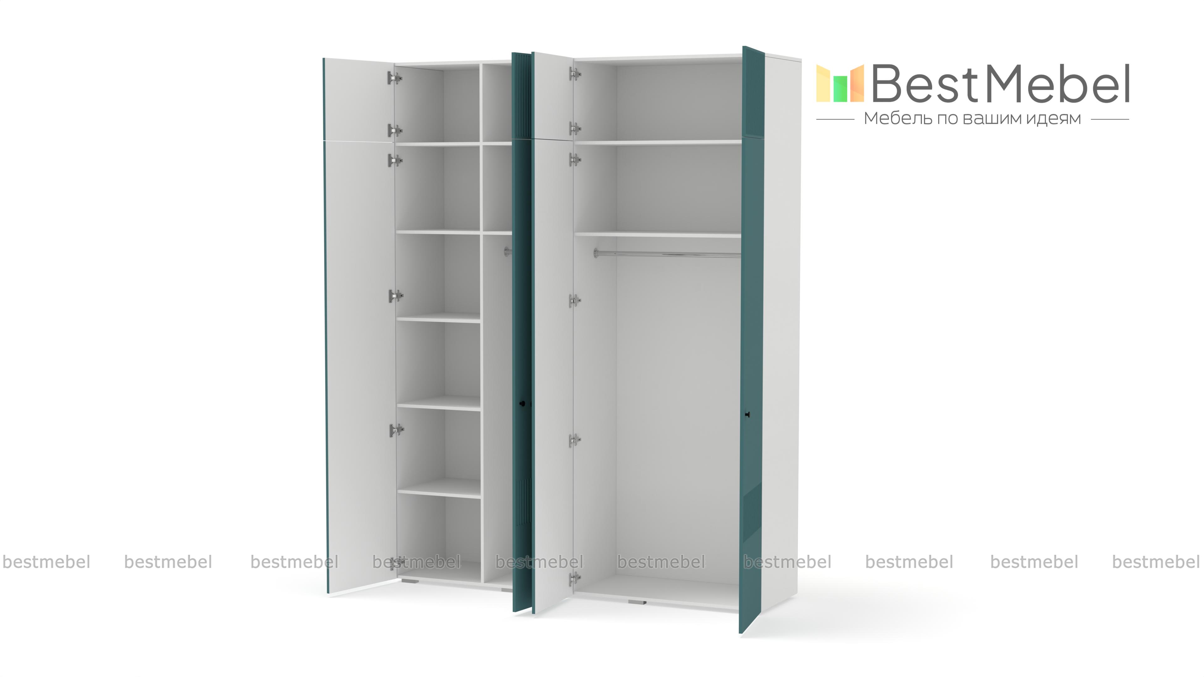 Шкаф распашной Джосс 10 BMS - Фото